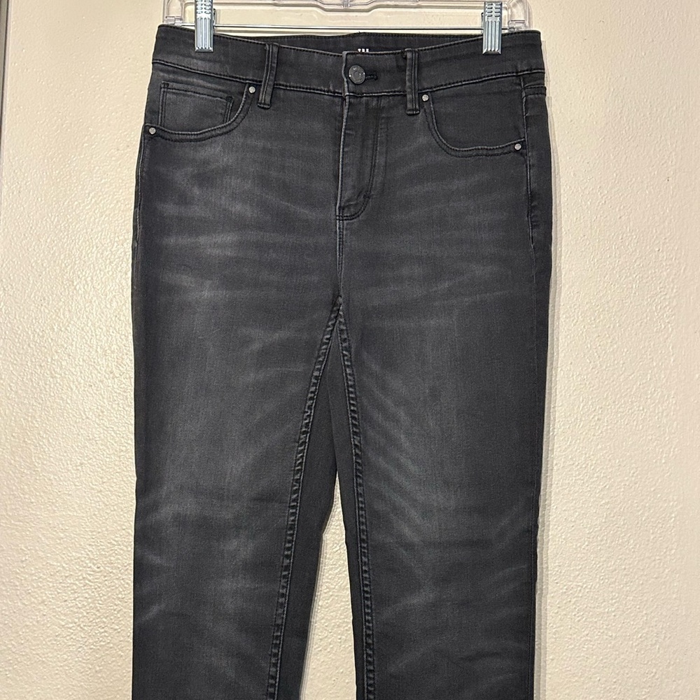 WHITE HOUSE BLACK MARKET  High Rise Skinny Jeans Black Size 2 - Picture 2 of 9